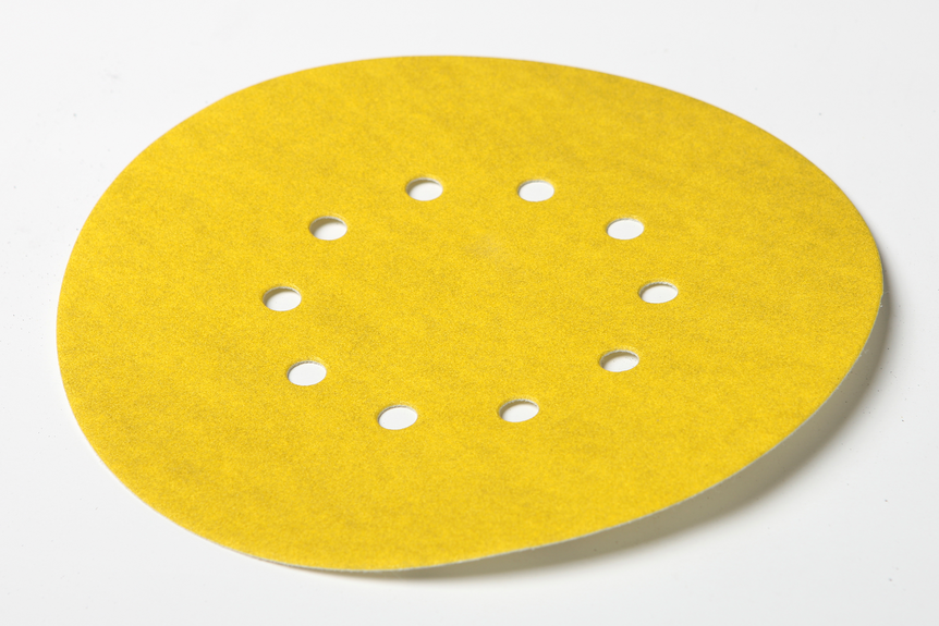 Sandp skífur 225mm gulur, 25 stk