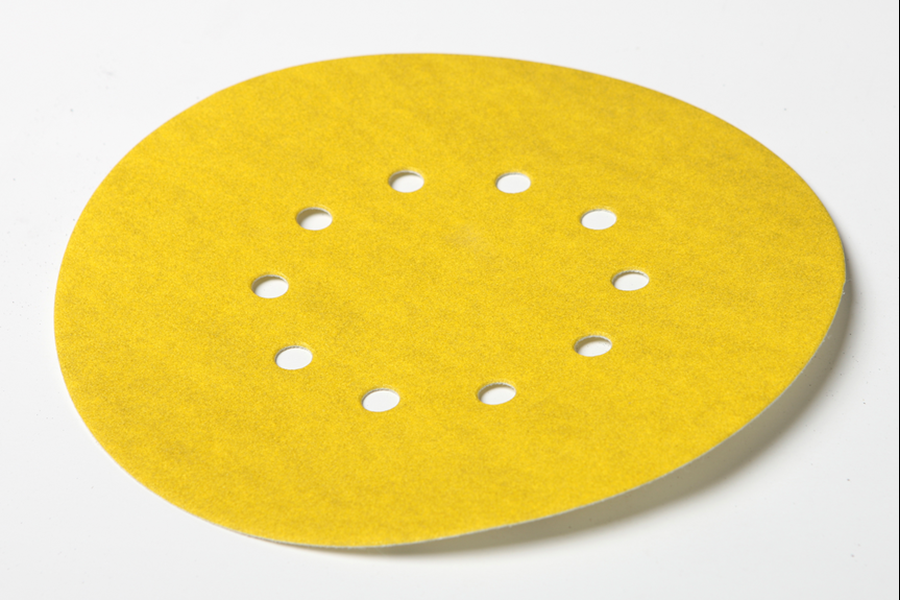 Sandp skífur 225mm gulur, 25 stk